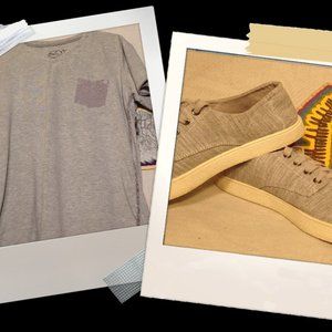 PUBLIC OPINION Shoes, 9 | OZEMOCEAN Shirt, M